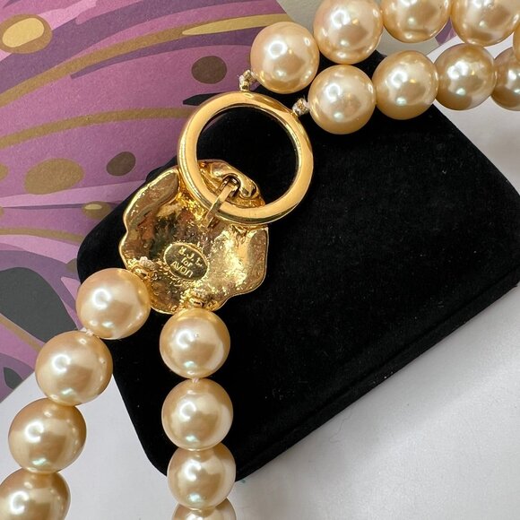 KJL for Avon Society Collection Lion Head Necklace & Earrings Set 1986 - Picture 6 of 6